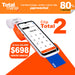 Terminal Clip Total 2 Internet Gratis Impresora De Tickets 2 cupon descuento oferta promocion naranja