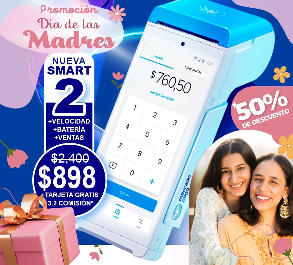 terminal smart 2 mercado pago nueva promocion dia de las madres
